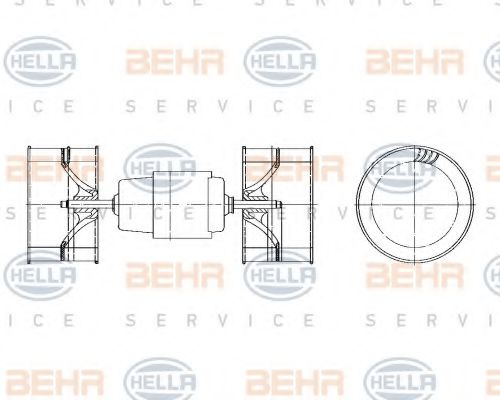 BEHR HELLA SERVICE 8EW 009 157-571