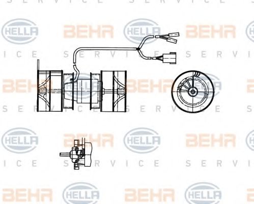 BEHR HELLA SERVICE 8EW 009 157-741