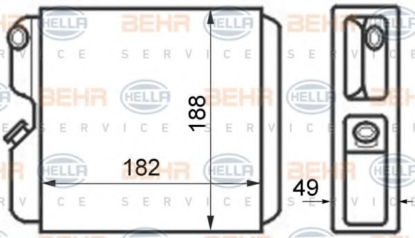 BEHR HELLA SERVICE 8FH 351 024-371