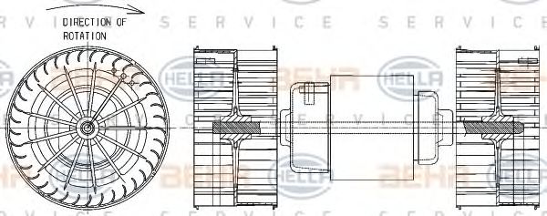 BEHR HELLA SERVICE 8EW 351 043-381