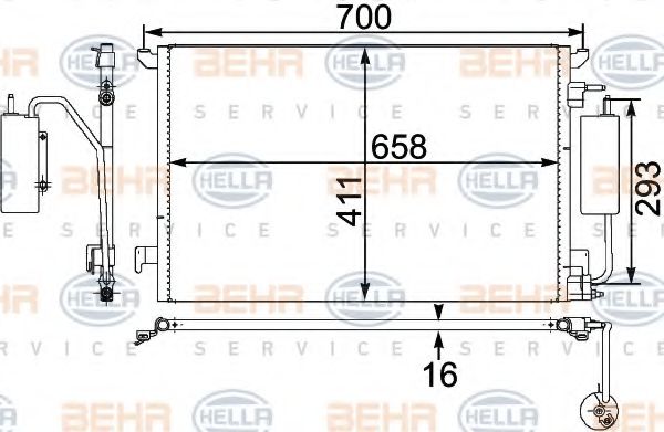 BEHR HELLA SERVICE 8FC 351 302-591