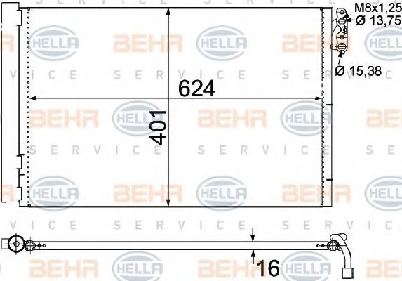BEHR HELLA SERVICE 8FC 351 302-611