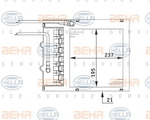 BEHR HELLA SERVICE 8FH 351 311-151