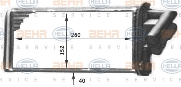 BEHR HELLA SERVICE 8FH 351 311-711