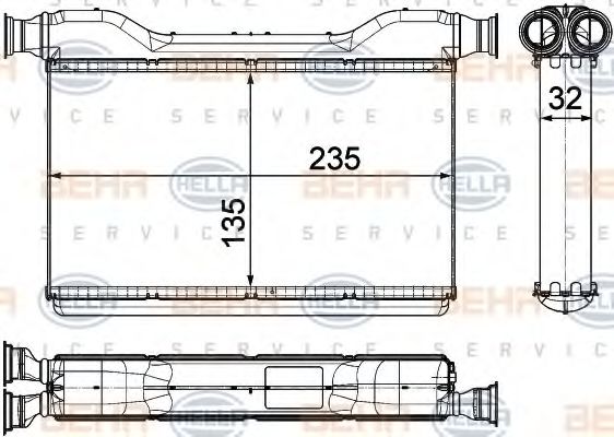 BEHR HELLA SERVICE 8FH 351 315-491
