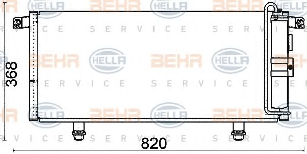 BEHR HELLA SERVICE 8FC 351 318-591