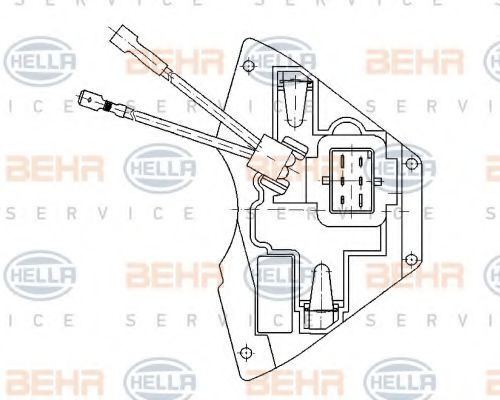 BEHR HELLA SERVICE 5HL 351 321-171