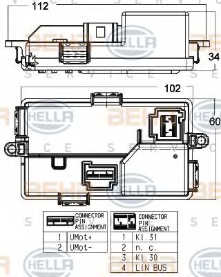 BEHR HELLA SERVICE 5HL 351 321-671
