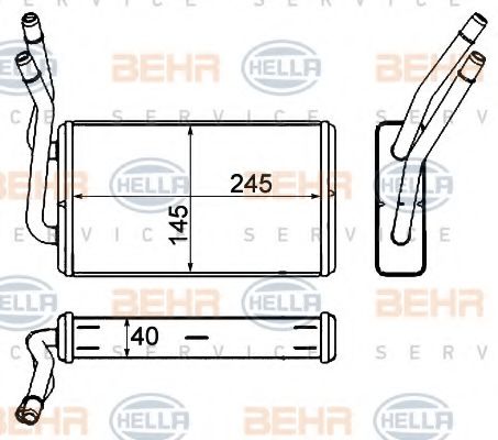 BEHR HELLA SERVICE 8FH 351 333-034