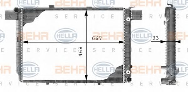 BEHR HELLA SERVICE 8MK 376 710-341