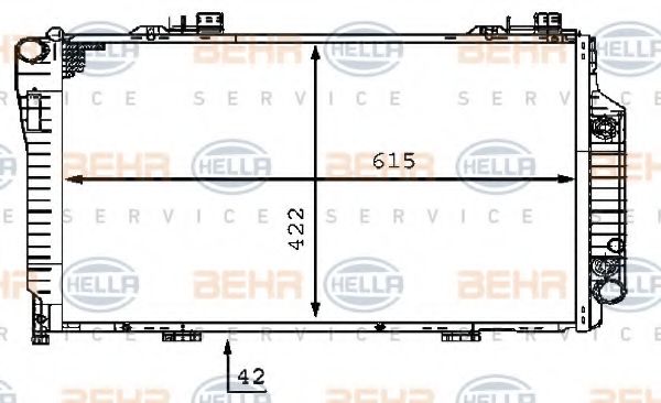 BEHR HELLA SERVICE 8MK 376 710-361