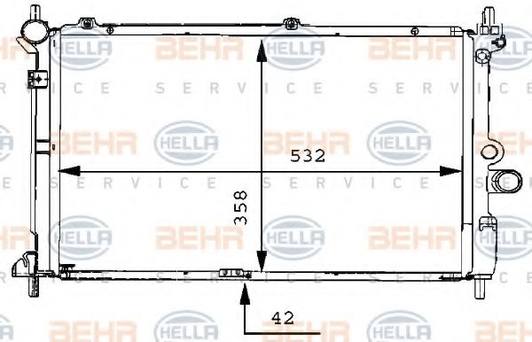 BEHR HELLA SERVICE 8MK 376 711-761