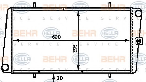 BEHR HELLA SERVICE 8MK 376 721-011