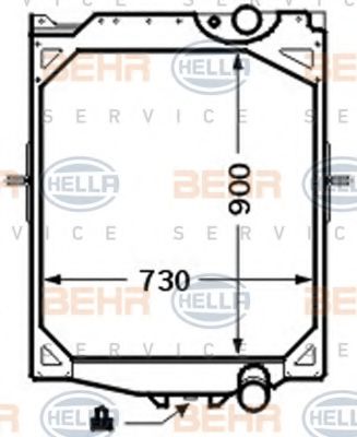 BEHR HELLA SERVICE 8MK 376 726-551