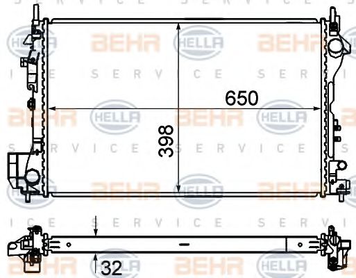 BEHR HELLA SERVICE 8MK 376 735-051