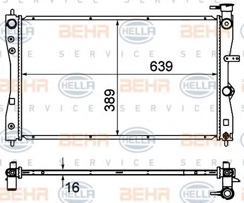 BEHR HELLA SERVICE 8MK 376 735-401
