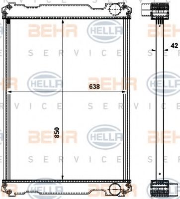 BEHR HELLA SERVICE 8MK 376 737-061