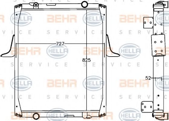 BEHR HELLA SERVICE 8MK 376 758-061
