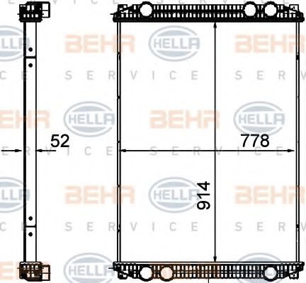 BEHR HELLA SERVICE 8MK 376 761-581