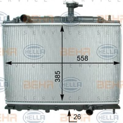 BEHR HELLA SERVICE 8MK 376 762-451