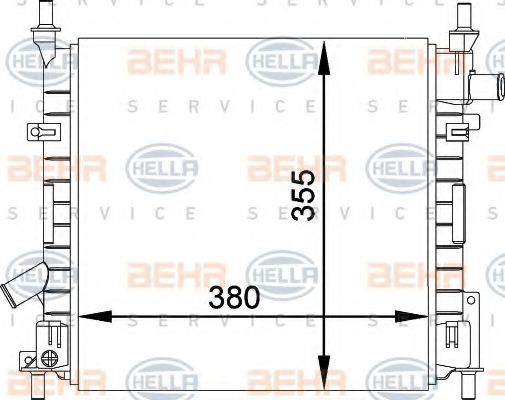 BEHR HELLA SERVICE 8MK 376 764-241