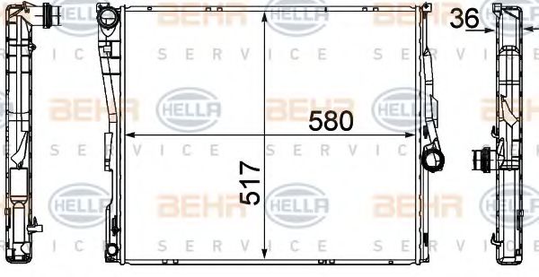 BEHR HELLA SERVICE 8MK 376 764-771