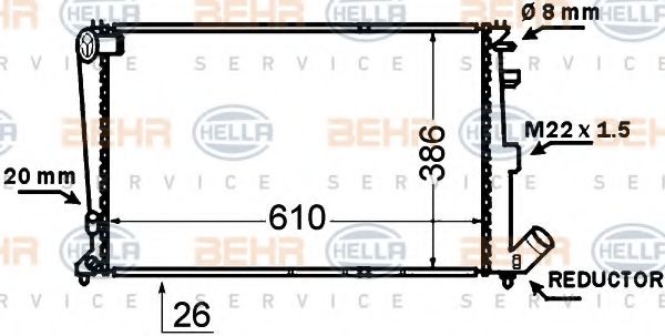 BEHR HELLA SERVICE 8MK 376 766-721