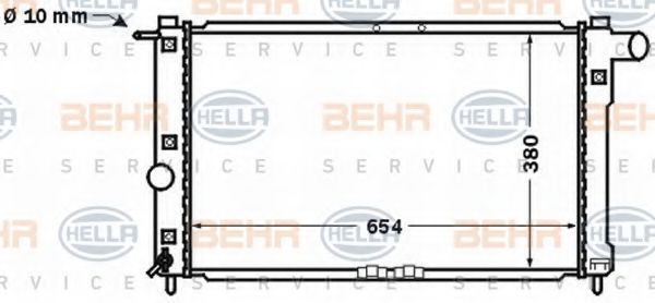 BEHR HELLA SERVICE 8MK 376 767-211