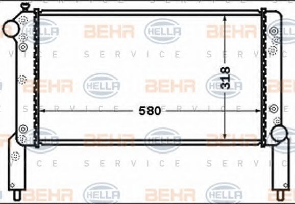 BEHR HELLA SERVICE 8MK 376 767-671