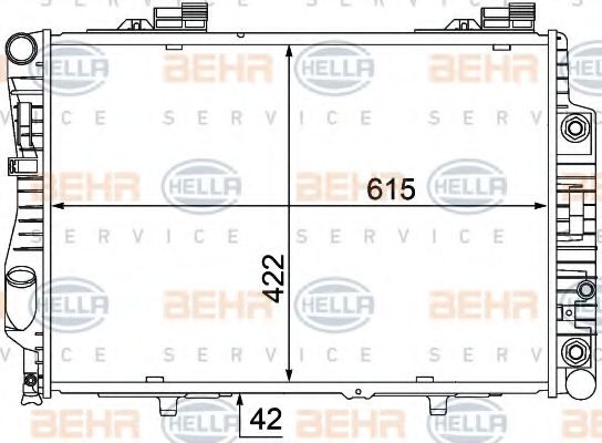 BEHR HELLA SERVICE 8MK 376 769-711