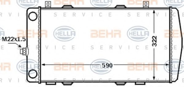 BEHR HELLA SERVICE 8MK 376 772-511