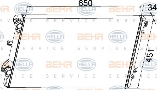 BEHR HELLA SERVICE 8MK 376 774-034