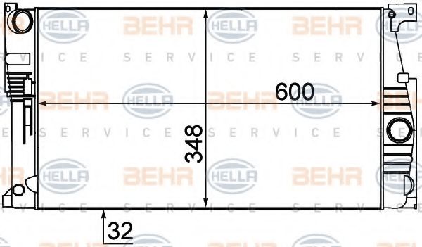 BEHR HELLA SERVICE 8MK 376 791-771