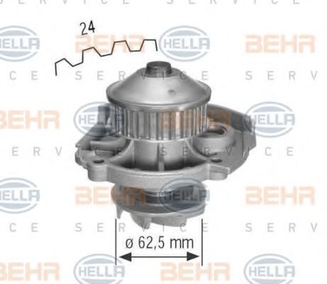 BEHR HELLA SERVICE 8MP 376 800-304