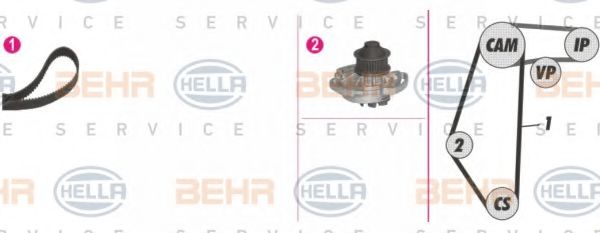 BEHR HELLA SERVICE 8MP 376 804-891