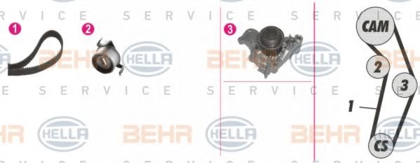 BEHR HELLA SERVICE 8MP 376 808-891