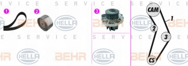 BEHR HELLA SERVICE 8MP 376 816-891