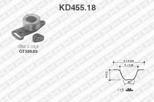SNR KD455.18