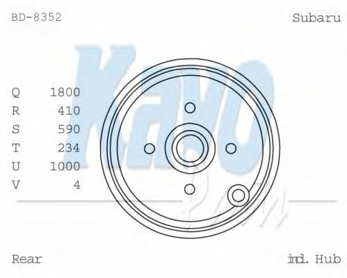 KAVO PARTS BD-8352