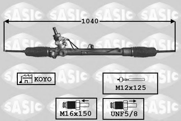 7176001 SASIC Рулевой механизм