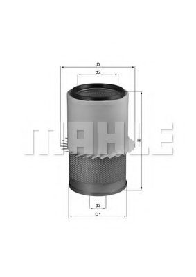 MAHLE ORIGINAL LX 1580