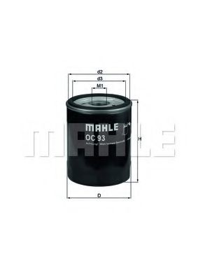 MAHLE ORIGINAL OC 93