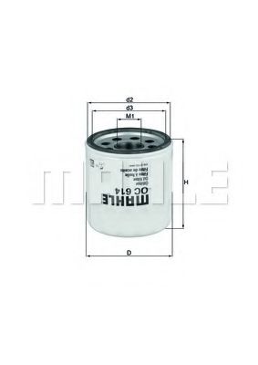 MAHLE ORIGINAL OC 614