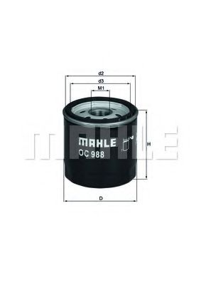 MAHLE ORIGINAL OC 988