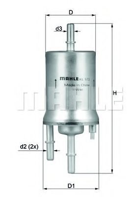 MAHLE ORIGINAL KL 572