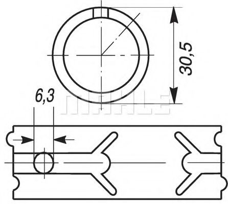 MAHLE ORIGINAL 001 BB 18801 300
