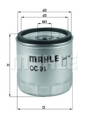 MAHLE ORIGINAL OC 91D