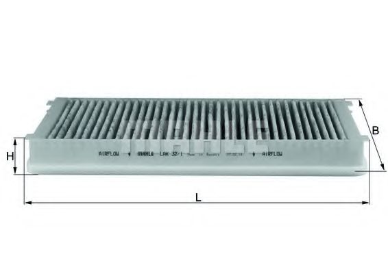 MAHLE ORIGINAL LAK 32/1