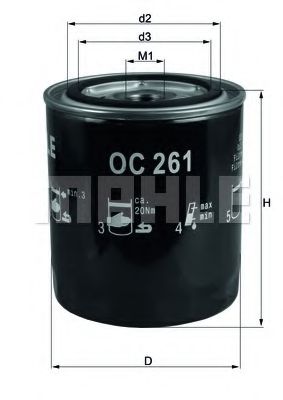 MAHLE ORIGINAL OC 261