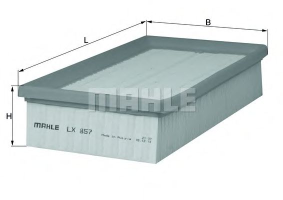 MAHLE ORIGINAL LX 857